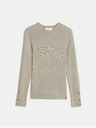 Marks & Spencer Rebrasti pulover z okrasnimi gumbi Marks & Spencer rjava