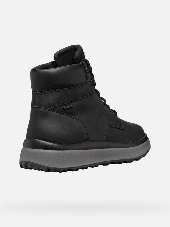 Geox Črni moški gležnjarji Geox Granito + Grip B A