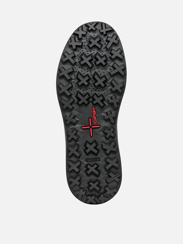 Geox Črni moški gležnjarji Geox Granito + Grip B A