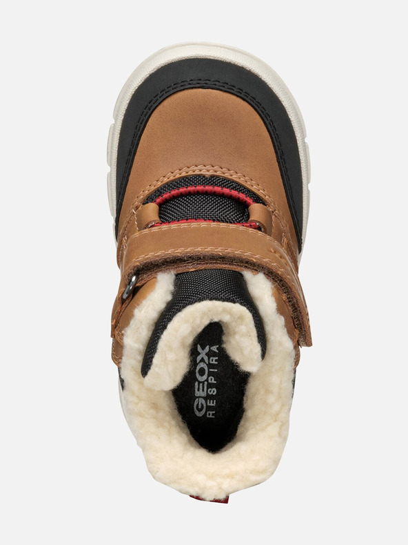 Geox Rjavi deški zimski škornji Geox Willaboo B Ab