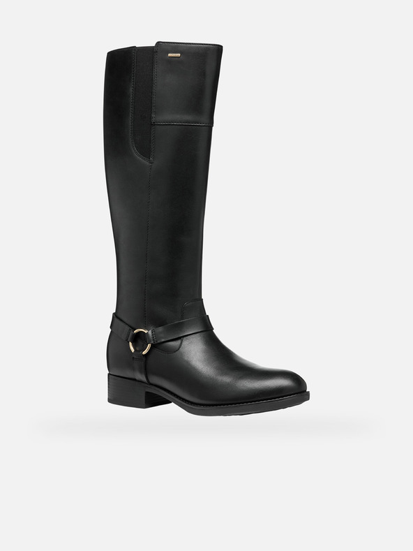 Geox Črni ženski škornji Geox Felicity Np Abx