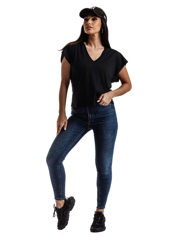 Edoti Črna ženska majica Edoti