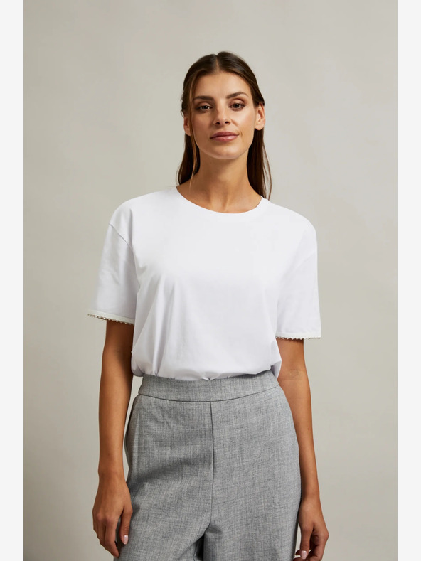 Moodo Bela ženska majica Moodo