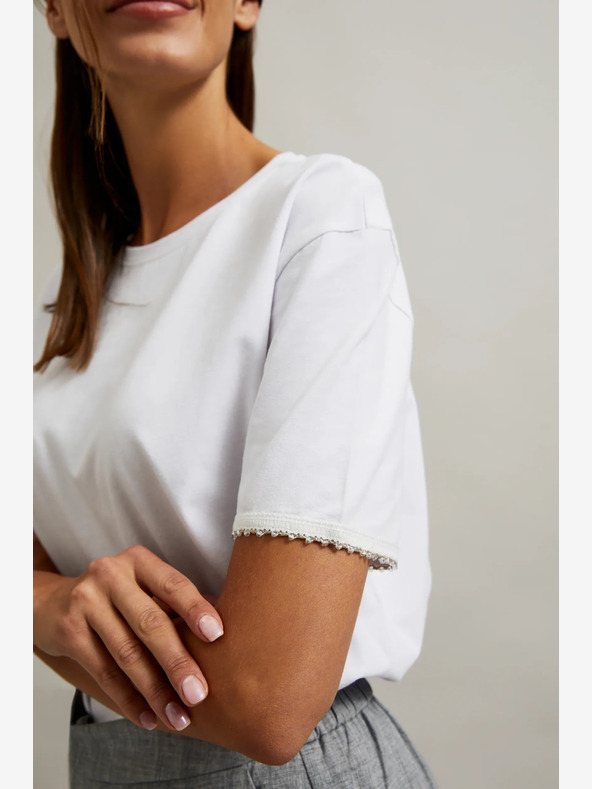 Moodo Bela ženska majica Moodo