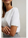 Moodo Bela ženska majica Moodo