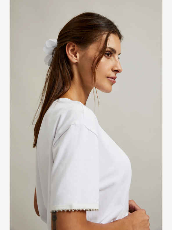 Moodo Bela ženska majica Moodo