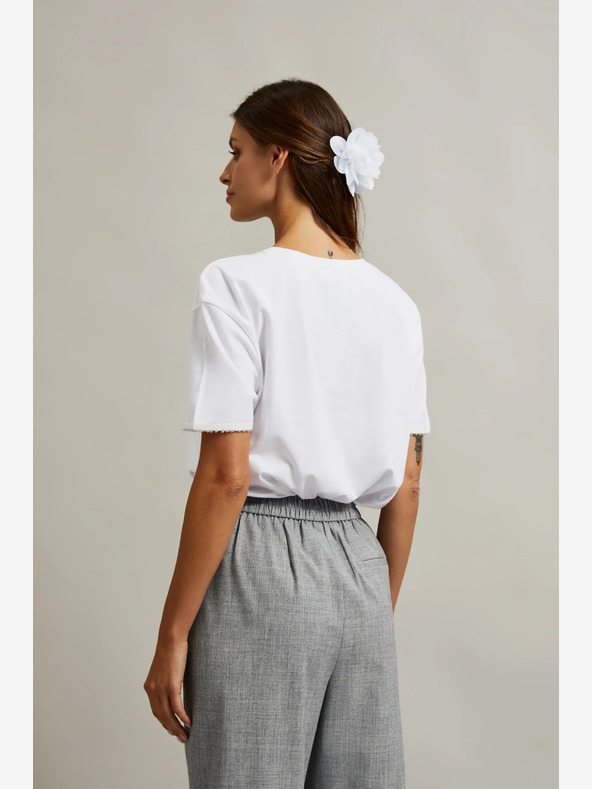 Moodo Bela ženska majica Moodo