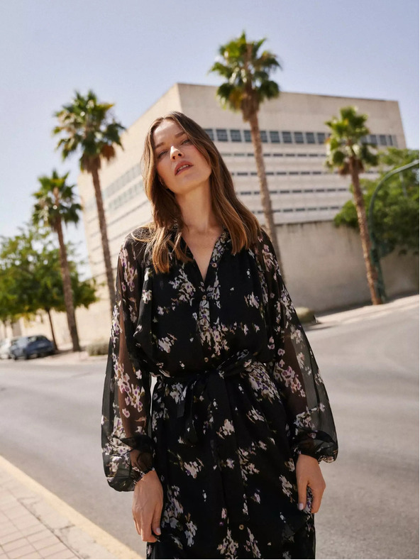 Moodo Ženska cvetlična obleka Moodo