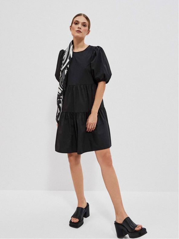 Moodo Črna ženska obleka Moodo