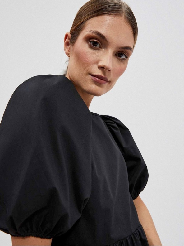 Moodo Črna ženska obleka Moodo