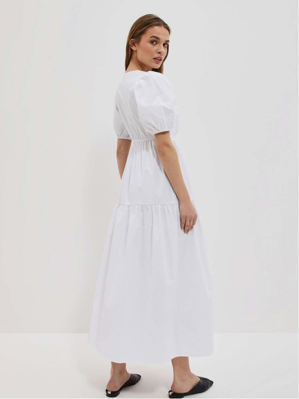 Moodo Bela ženska obleka Moodo