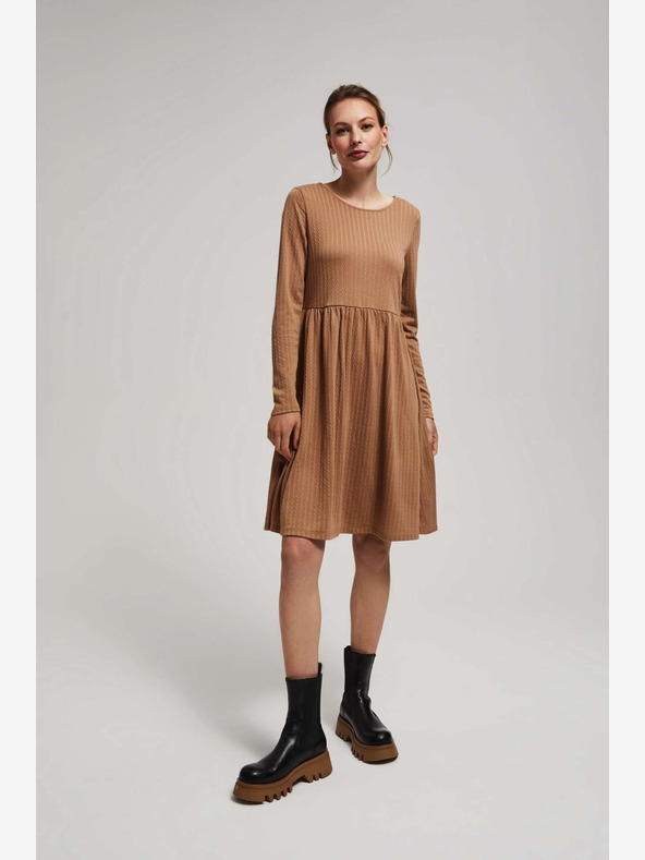 Moodo Ženska rebrasta obleka Moodo