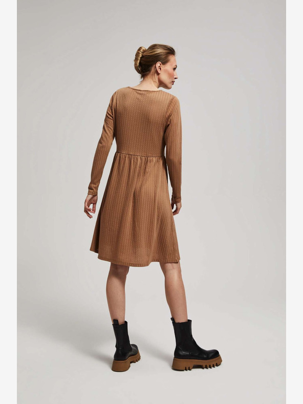 Moodo Ženska rebrasta obleka Moodo