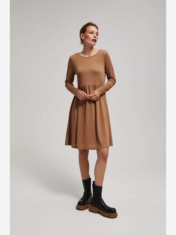 Moodo Ženska rebrasta obleka Moodo