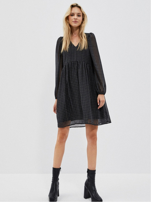 Moodo Črna ženska obleka Moodo