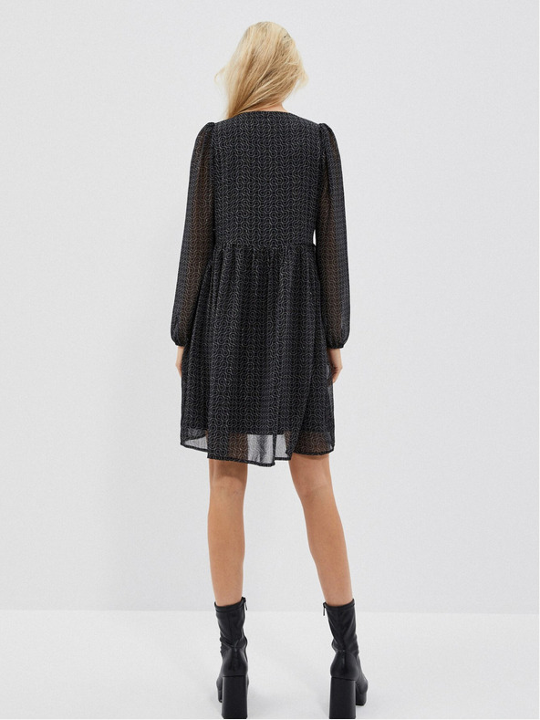 Moodo Črna ženska obleka Moodo