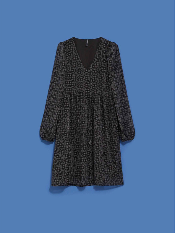 Moodo Črna ženska obleka Moodo