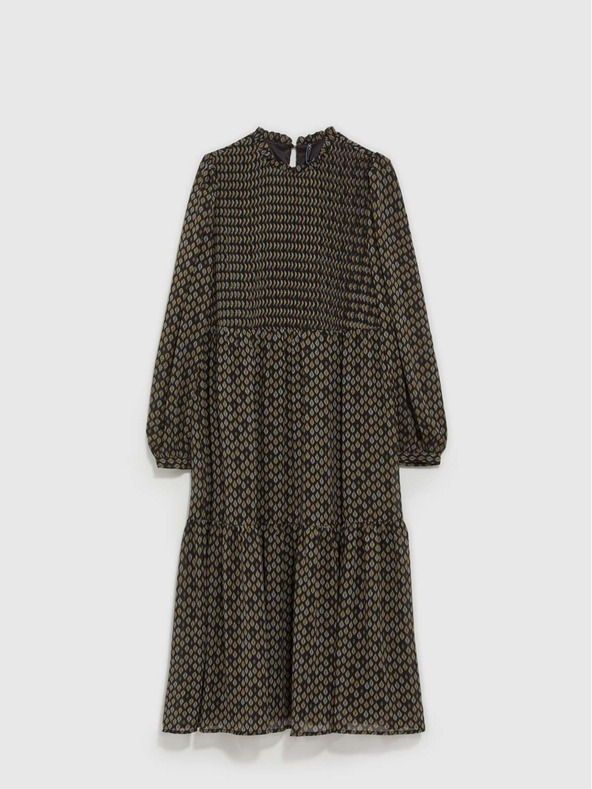 Moodo Črna ženska midi obleka Moodo