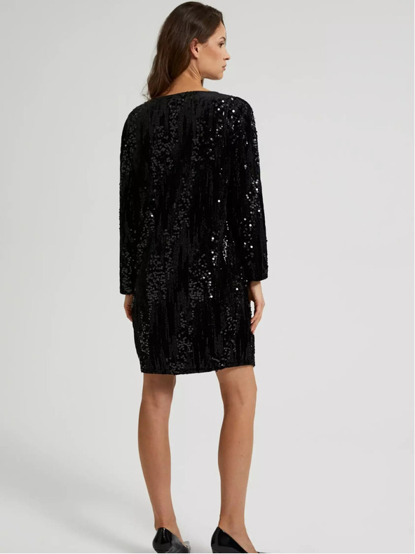 Moodo Ženska obleka z bleščicami Moodo