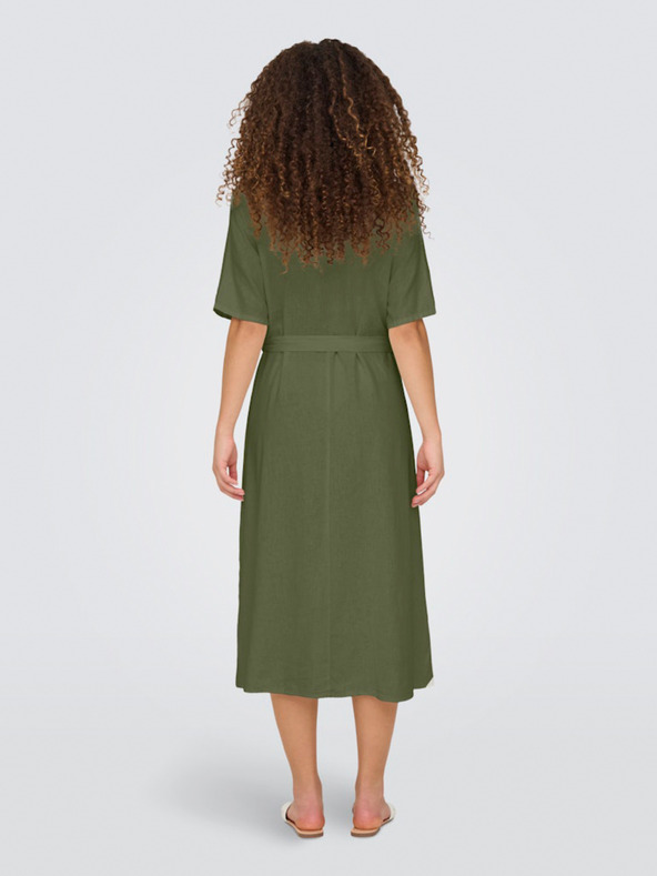 Jacqueline de Yong Kaki ženska srajca Obleka JDY