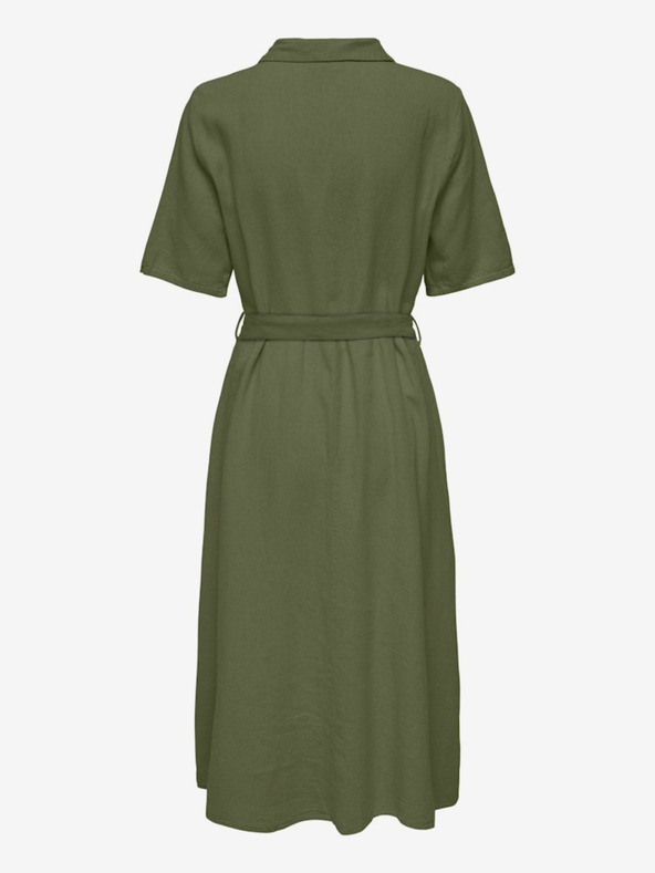 Jacqueline de Yong Kaki ženska srajca Obleka JDY