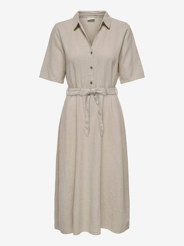 Jacqueline de Yong JDY Bež Ženska srajčna obleka