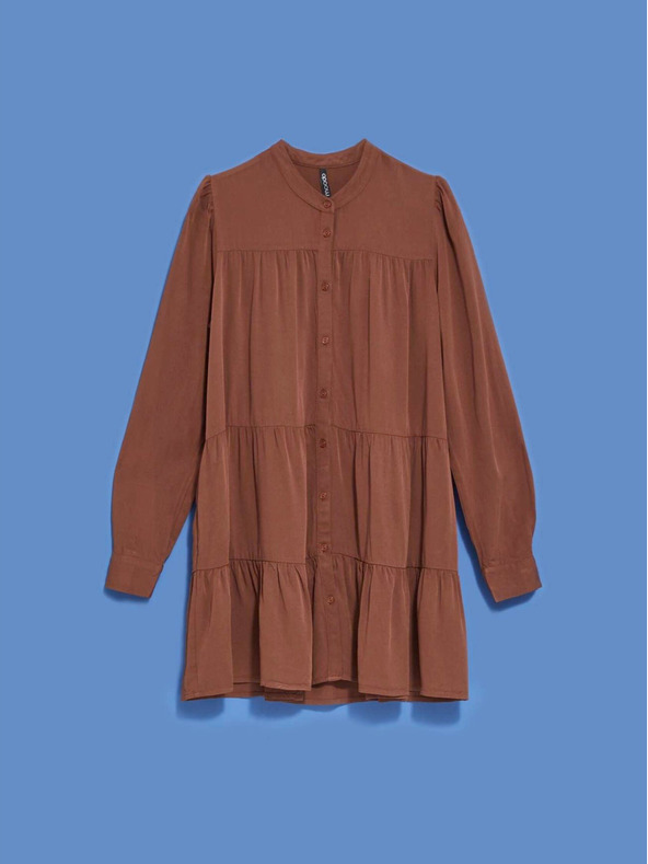 Moodo Rjava ženska obleka Moodo