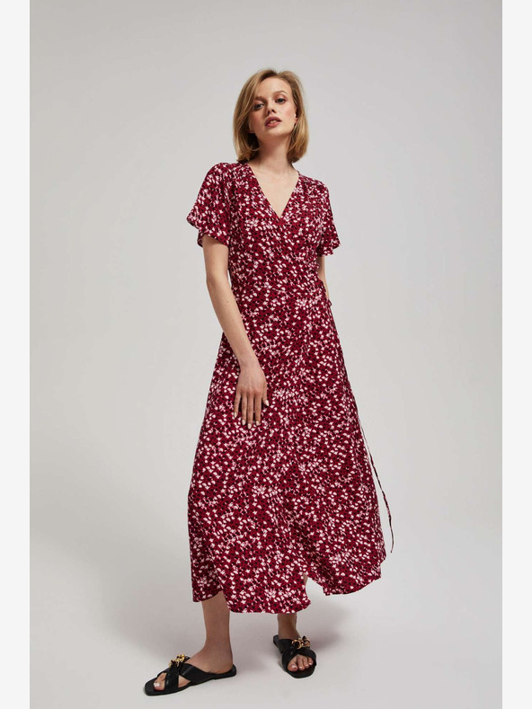 Moodo Temno roza maksi obleka Moodo