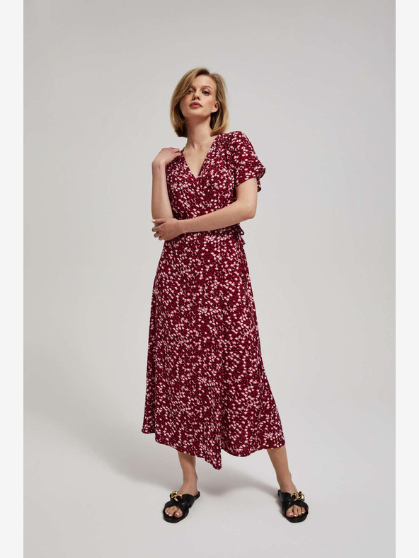 Moodo Temno roza maksi obleka Moodo