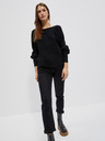 Moodo Črn ženski pulover Moodo