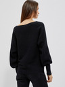 Moodo Črn ženski pulover Moodo