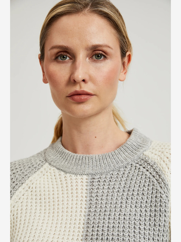 Moodo Bel in siv ženski pulover Moodo