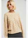 Moodo Moodo Bež ženski pulover