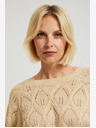 Moodo Moodo Bež ženski pulover