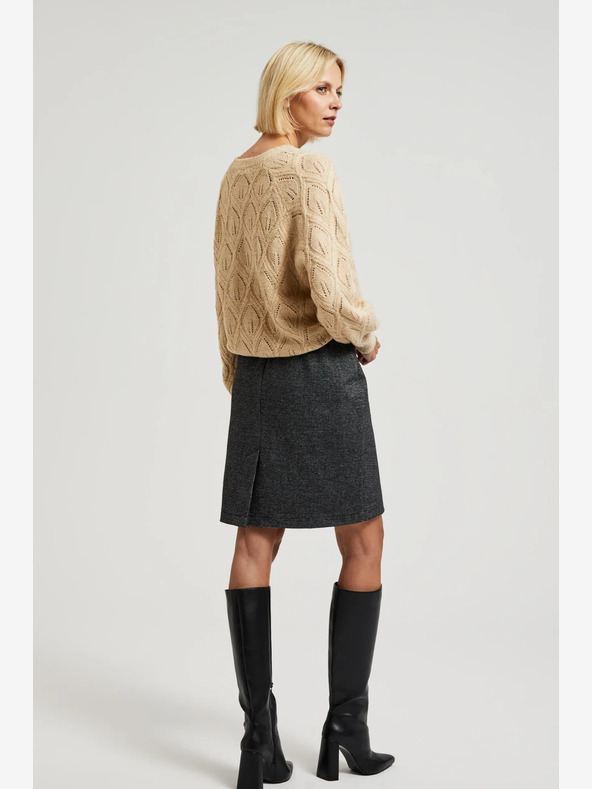 Moodo Moodo Bež ženski pulover