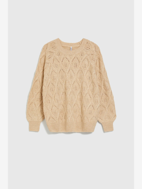 Moodo Moodo Bež ženski pulover