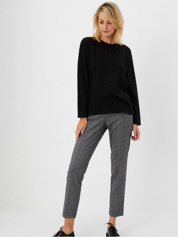 Moodo Črn ženski pulover Moodo