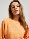 Moodo Oranžni pulover s 3/4 rokavi Moodo
