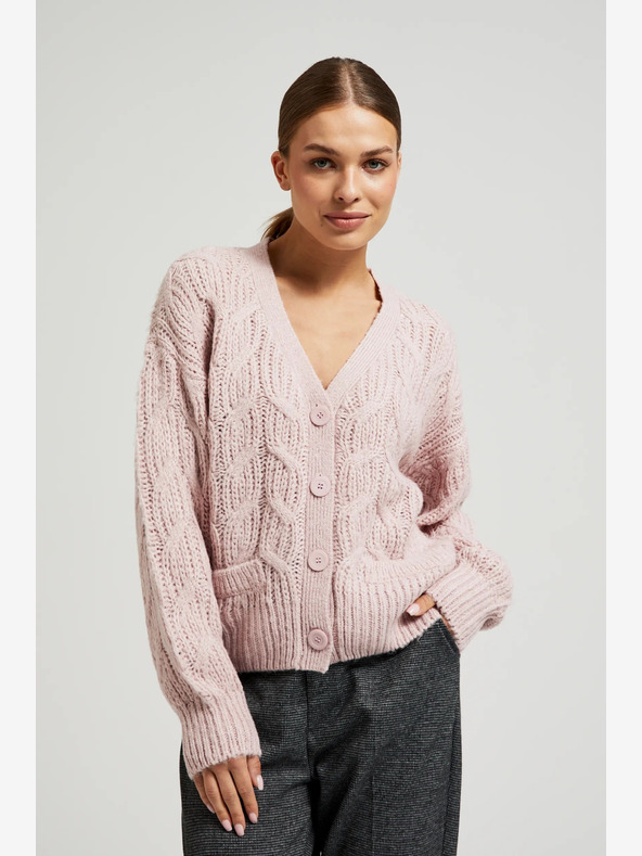 Moodo Svetlo roza ženski pulover Moodo