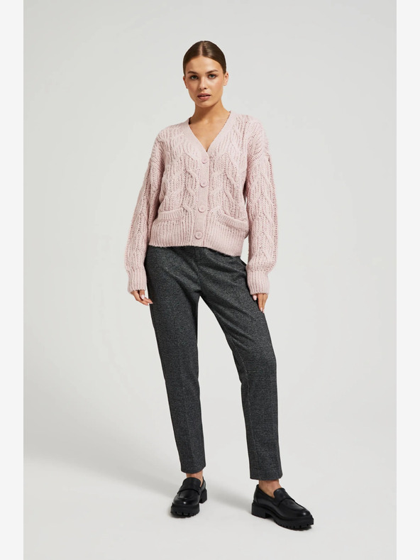 Moodo Svetlo roza ženski pulover Moodo