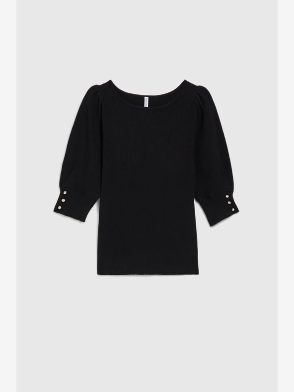 Moodo Črn ženski pulover Moodo