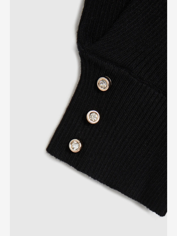 Moodo Črn ženski pulover Moodo