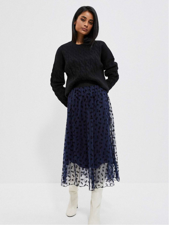 Moodo Črn ženski pulover Moodo