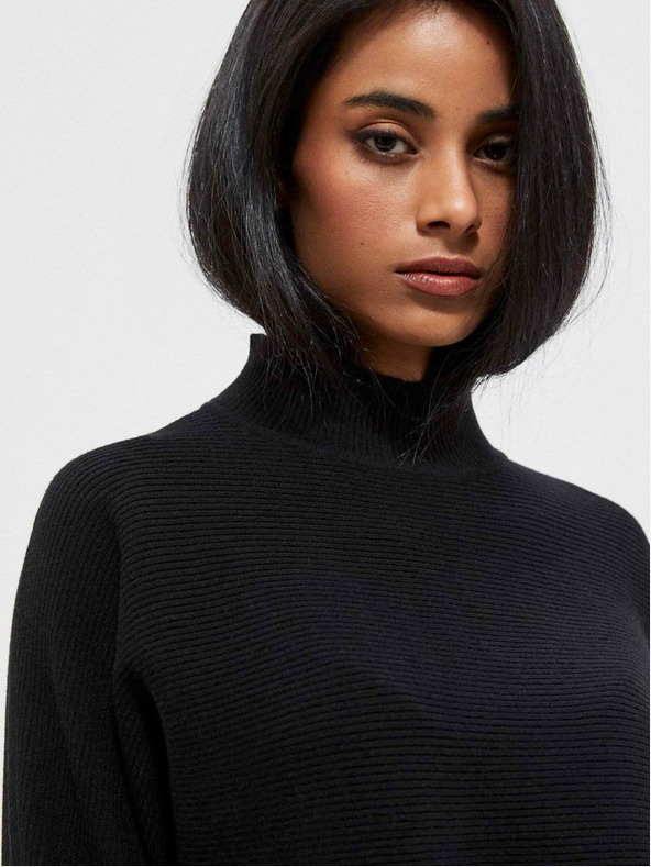 Moodo Črn ženski pulover Moodo