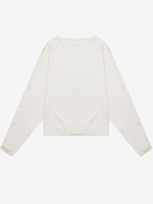 Moodo Kremni ženski pulover Moodo