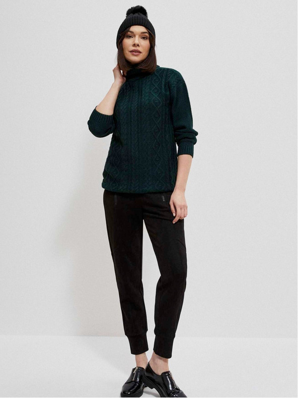 Moodo Temno zelena ženska jopa Moodo