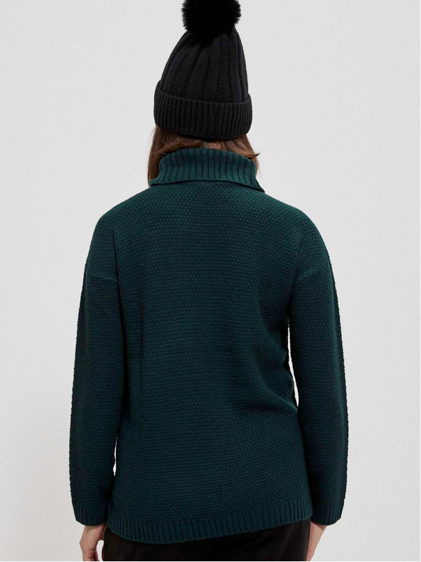 Moodo Temno zelena ženska jopa Moodo