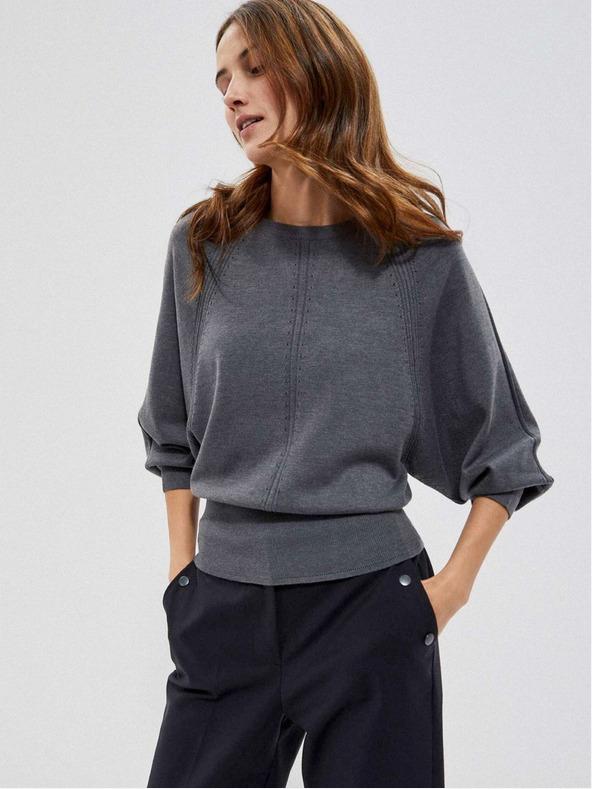 Moodo Moodo Siv ženski pulover