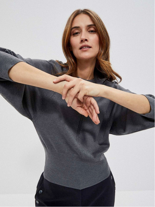 Moodo Moodo Siv ženski pulover