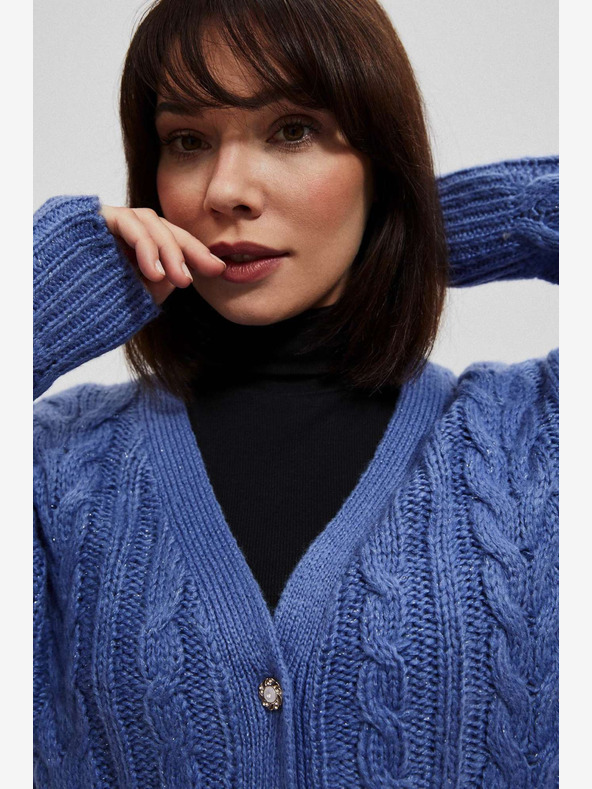 Moodo Modra ženska jopa Moodo